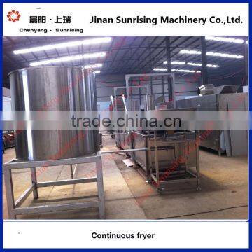 Automatic Continuous Deep Snack Food Fryer With Double Conveyor photo-5