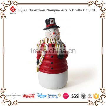 Polyresin Cute Snowman Customized Christmas Glass Snow Water Ball Decoration Resin Unique Shape Snowman Snow Globe photo-5