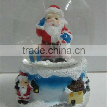 Christmas santa custom mini snow globe