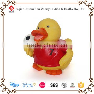 2015 resin yellow duck figurines slippers