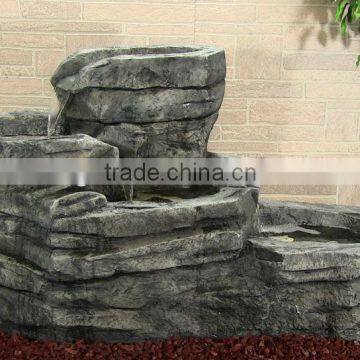 Popular Imitation Stone Garden Resin Outdoor Water Fountain photo-6