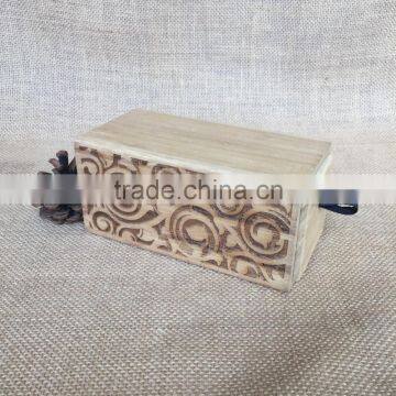 Recommended Custom Quality Graceful Wooden Essential Oil Organizer Box photo-2