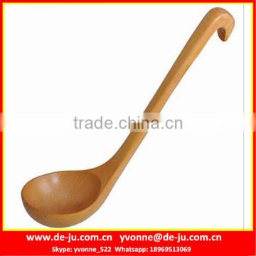 Handle Hook Large Bamboo Soup Spoon