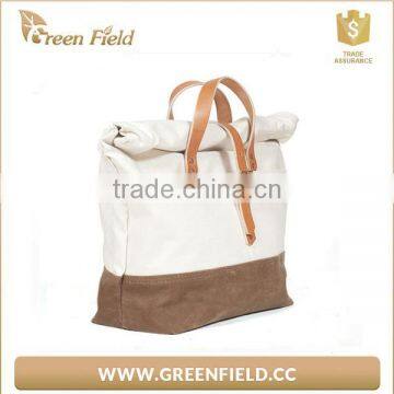 Green Field New Recycle Washable Kraft Paper Tote Shopping Bag