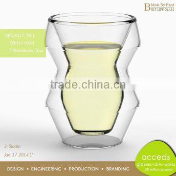 Unique Wholesale Novelty Glass Pyrex Double Wall Arabic Cup photo-4