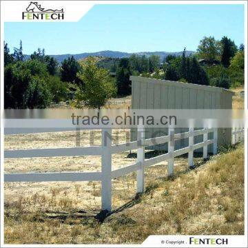 Uv Proof Pvc 3 Rail Ranch Fence Gate photo-3