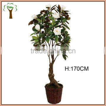 artificial yulan tree with flowers for export