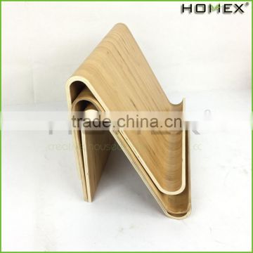 Bamboo pad display stand reading book stand Homex BSCI/Factory