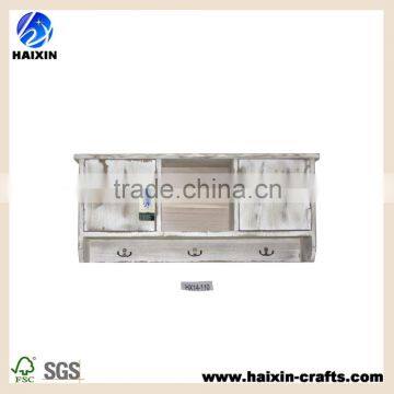 Kitchen Antique Wood Storage Cabinet /shabby Chic Wooden Cabinet With Pattern /wooden Storage Chest photo-2
