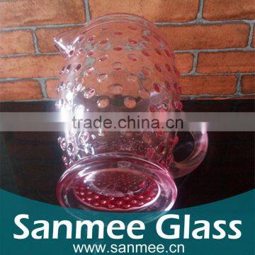 Imported Russian Vodka Colored Dot Water Jug With Handle photo-2