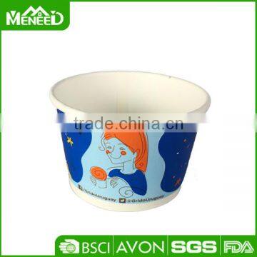 Wholesale custom design disposable 4oz ice cream paper cup