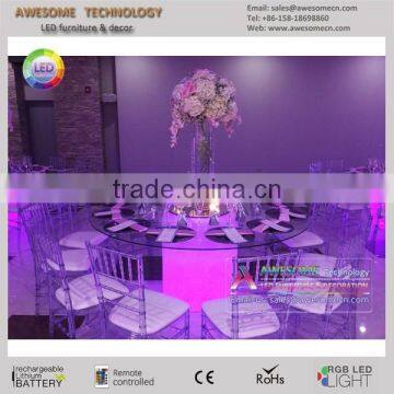 180cm Round Dining Table Led for Modern Events photo-3