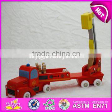 2017 New Design Wooden Engineering Car Toys for 5 Year Old Boys W04A288 photo-5