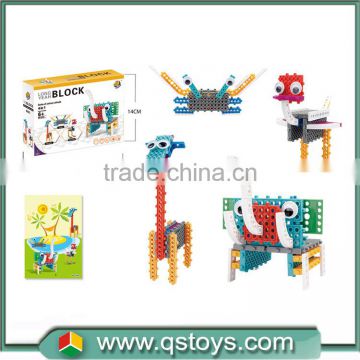 4 in 1 animal educational block vehicle toy