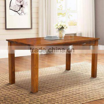 Dining table RECTANGULAR with 6 drawers natural teak wood furniture