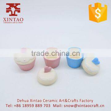 Wholesale Printed Cupcake Shaped Ceramic Jewelry Box photo-4