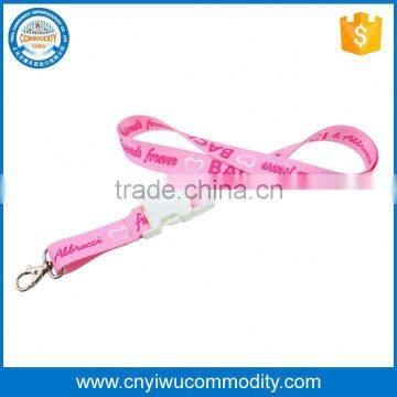 new fashional style nylon lanyard watch with custom logo