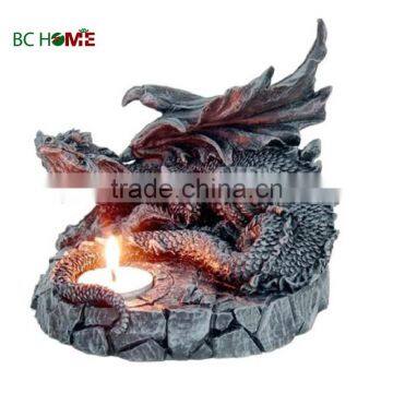 Dragon shape resin Tea Light candle holder