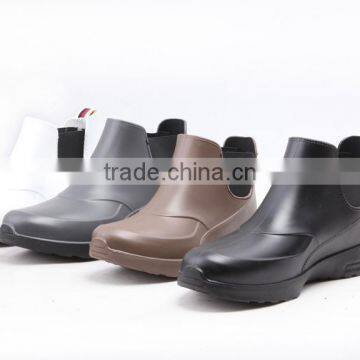 Water Proof Japanese Korea Style Unisex Unique Design Garden Use Ankle Height Low Cut Chelsea Soft Comfortable Galoshes Rainshoe photo-6