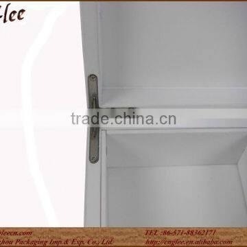 Gray 6 Compartment Solid Wooden Tea Box Packing Box photo-3