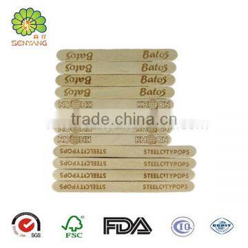 plain edge bulk 93mm brich wood hot sale square edge ice cream sticks
