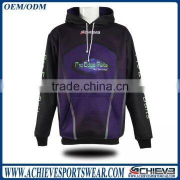 High Quality Sublimated Slim Fit Custom Mens Hoodies Sweatshirts Clothing