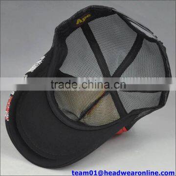 Caps Factory Made Custom Mesh Caps With Thick Screen Print Logo and String photo-3