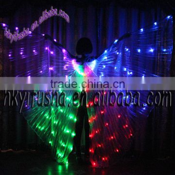 Colorful LED belly dance isis wings for sale M0029-L6