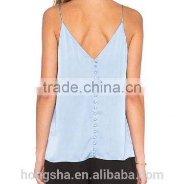 Ladies Bulk Silk Satin Blend Camisole Tops HST2193 photo-4