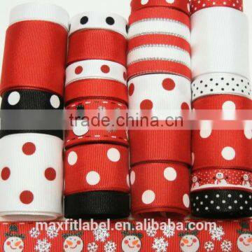 Profession manufacture magnetic organzy custom printed ribbon