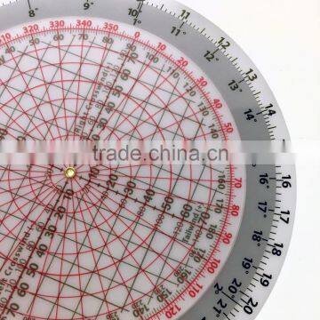 CYA Brand Plastic Round Flight Calculation Wheel Aviation Plotter for Pilot Training One Pcs per Leather Bag Packing #E6B-Circ photo-2