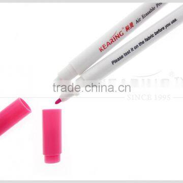 Kearing Dual Tipped Pink Color Tailor Erasable Marker in 1mm Tip +0.5mm Tip 2 Years Shelf Life Time Self Vainishing #AP1005 photo-4
