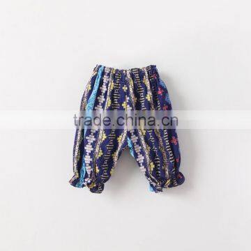 2017 Wholesale Summer Girls 3/4 Pants Kids Floral Beam Foot Trousers photo-3