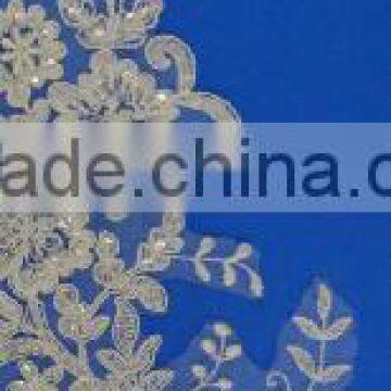 Wedding Bridal Accesories White Bridal Veil Trim photo-2