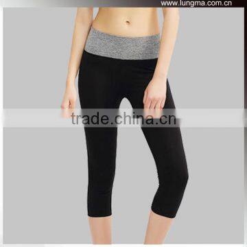 Women Compression Tight Yoga Capris Legging for Gym Fitness photo-4