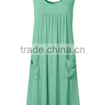 ladies Jersey pinafore fashion jersey dress viscose dress