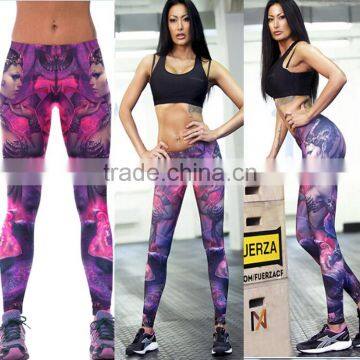 Lady Full Size Compression Nylon-spandex High Waist Yoga Pants photo-3