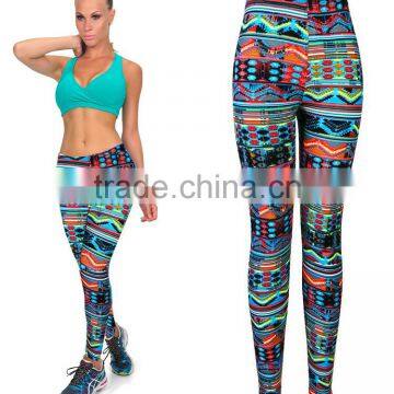 retail wholesale custom new model ladies printed fashion leggings tights