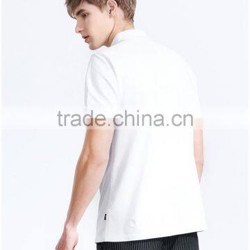 Classic Soft White Printing Polo Shirts photo-3