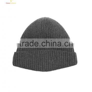 2016 Women Winter Grey Cashmere Hat Cashmere Wool Beanie Cap photo-2