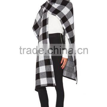 Ladies Knitted Ponchos Patterns,Lady Wool Ponchos Capes photo-3
