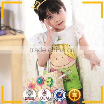 Baby clothes fashion girl bulk wholesale white t-shirt cotton tee shirt