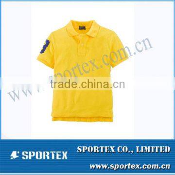 Custom-Fit Fashion Embroided Logo T Shirt Polo for Boy