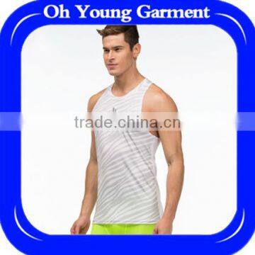 Polyester Men Sports Custom Running T Shirt,Sleeveless Gym Custom Tank Top Wholesale