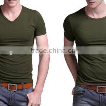 Factory Provide Seamless Cotton Spandex t Shirt