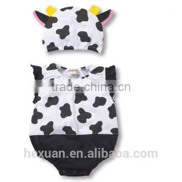 Wholesale 100% Cotton Baby Clothes Soft Stylish Baby Winter Romper Set Baby