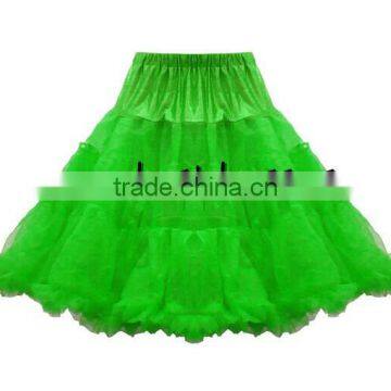 Green 26" Retro Underskirt 50s Swing Vintage Underskirt Petticoat Rockabilly Tutu Fancy Net Skirt