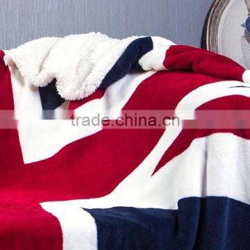 Holiday Gift Blanket Winter Warm Flag Fleece Blanket photo-3