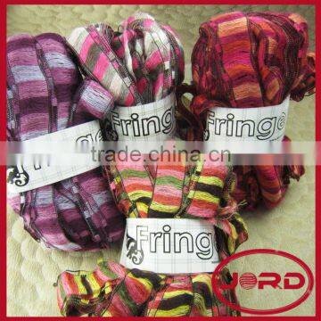 Novelty Wool fancy ribbon yarn for hand knitting