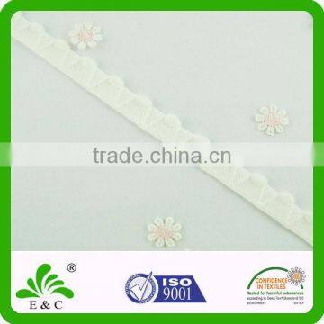 Fabric edge binding elastic trim tape